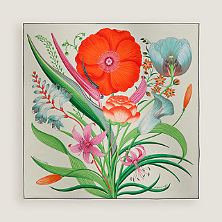 HERMES スカーフ BOUQUET FINAL ベージュ90 Bouquet Final scarf 90 | Hermès USA